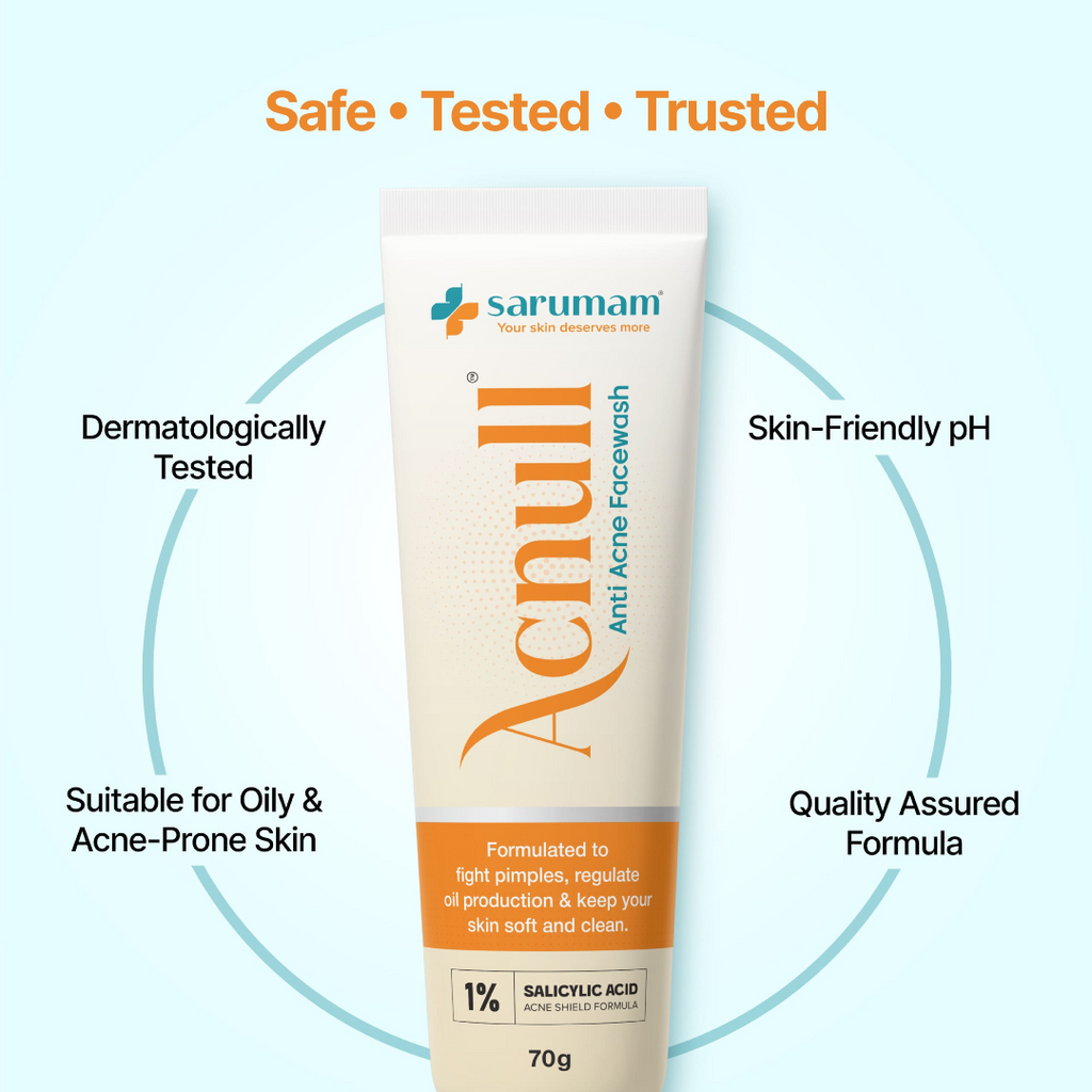 Acnull Facewash 70gm by Sarumam Pharmacy – Chennai