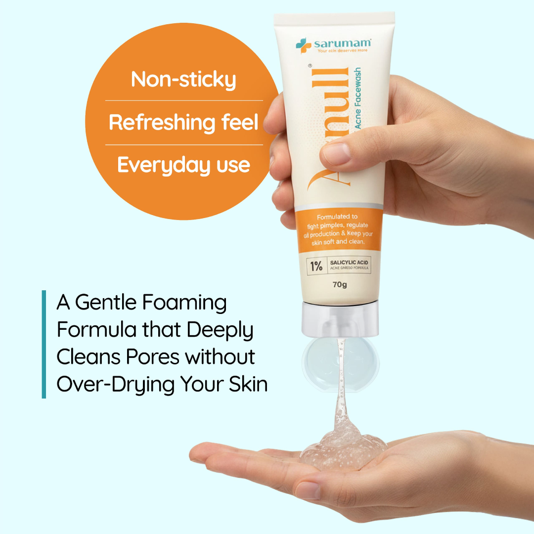 Acnull Facewash 70gm by Sarumam Pharmacy – Chennai